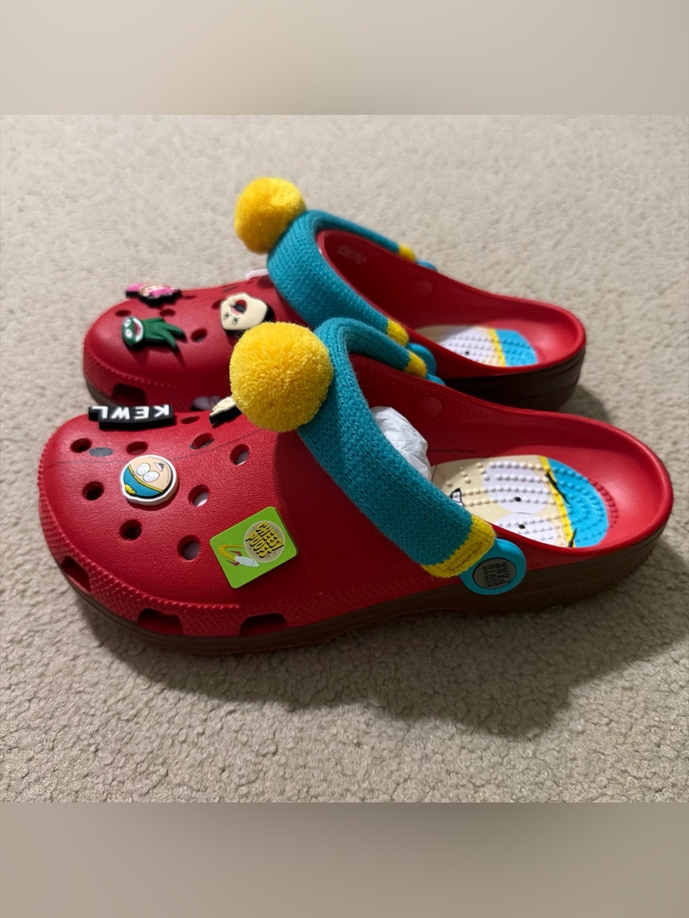 Crocs Men’s 8 Women’s 10 South Park Cartman Classic Clogs Slip Ons Shoes NEW